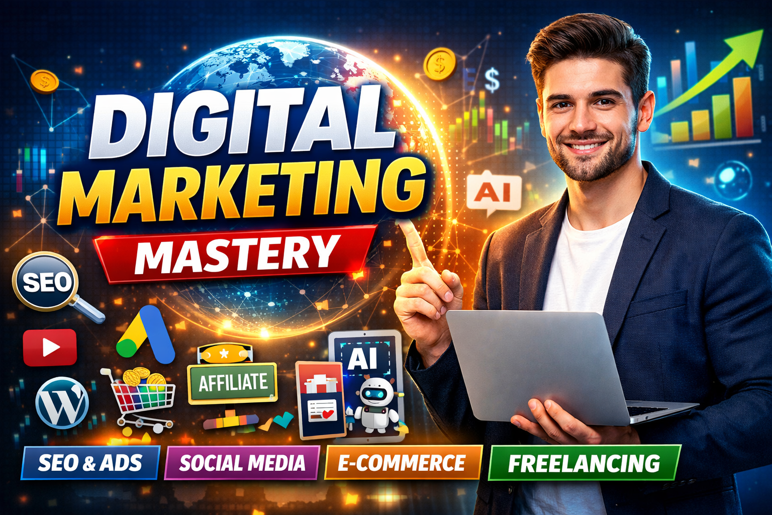 Digital Marketing Mastery Course (Become a Digital Marketing Expert)