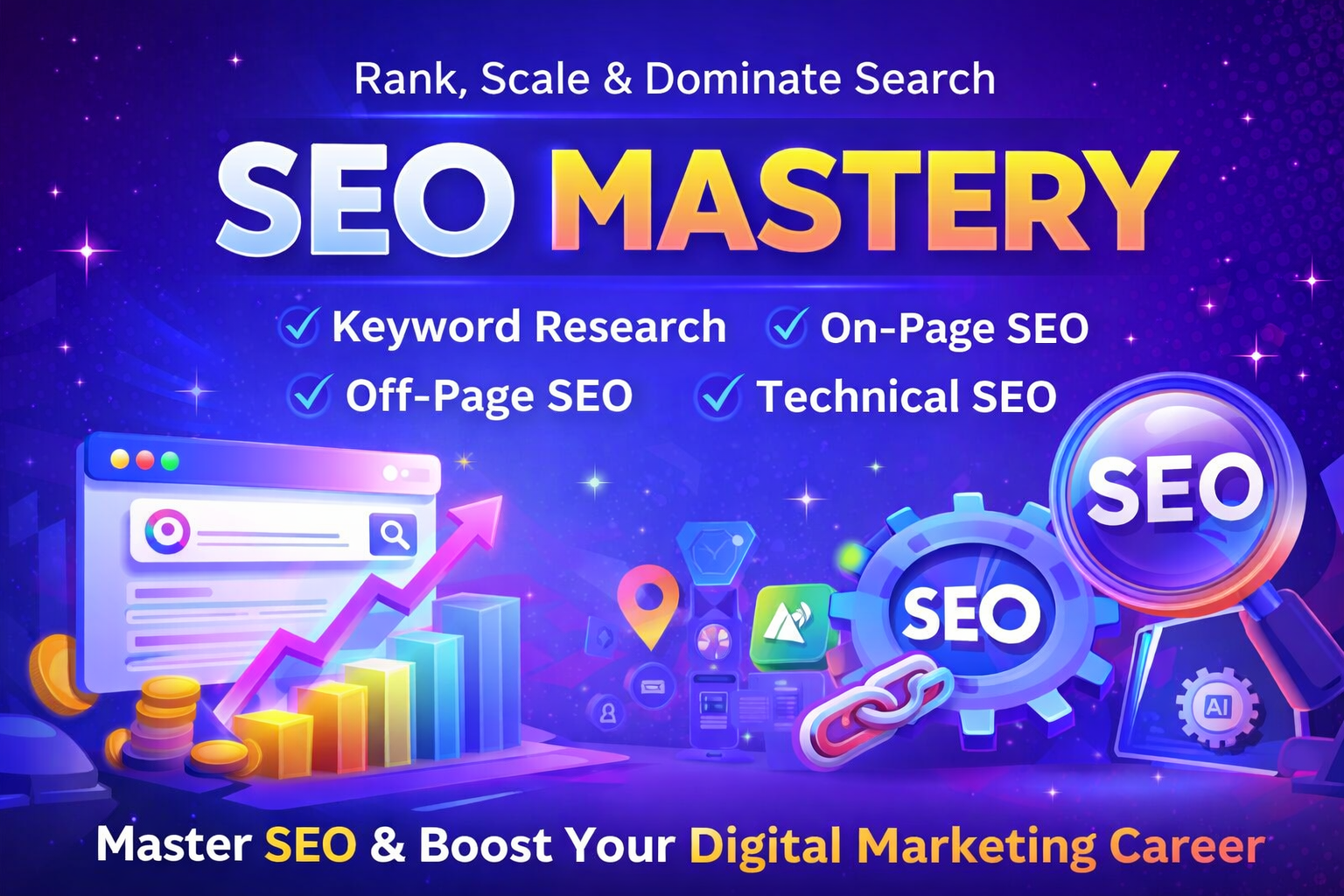 SEO Mastery Course (Rank, Scale & Dominate Search)